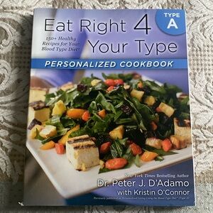 Recipes Book Eat Right 4 Your Type Personalized Cookbook Type A